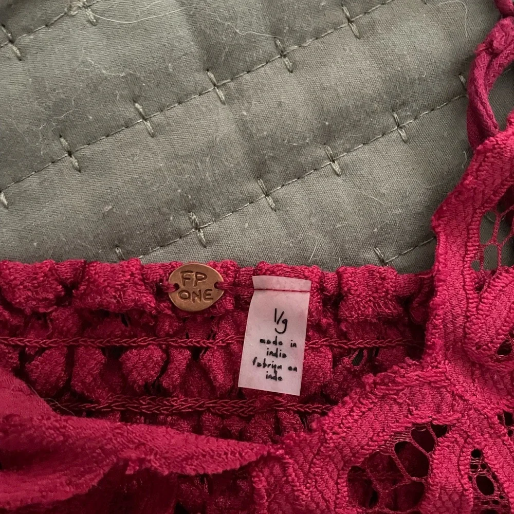 Free People red bralette